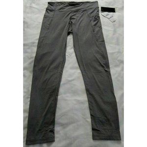 Adidas Womens Climalite High-Rise Leggings Lg Grey